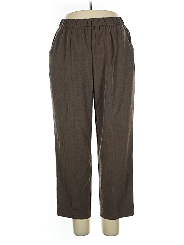 Pre-owned Croft & Barrow Casual Pants In Brown