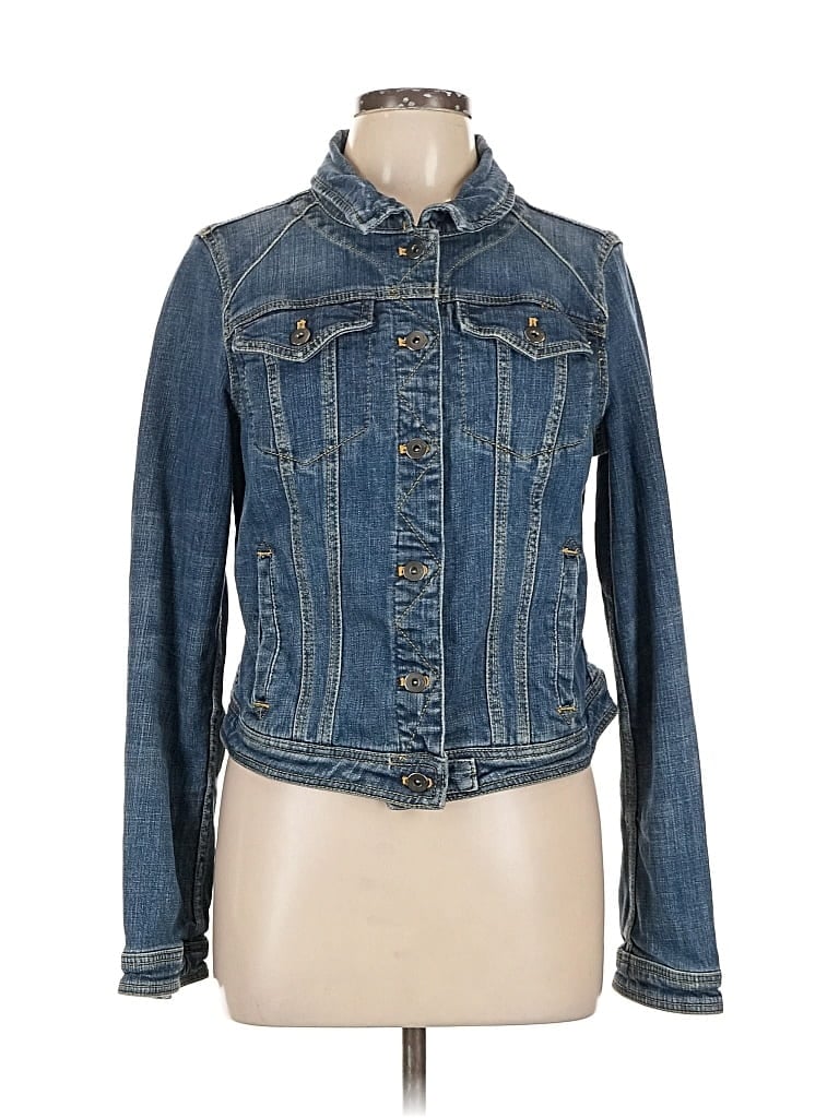 Pre-owned Pilcro By Anthropologie Denim Jacket In Blue