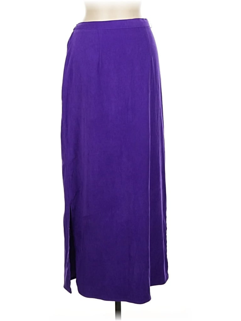 Pre-owned Notations Formal Skirt In Purple