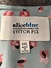 Alice Blue 100% Polyester Hearts Gray 3/4 Sleeve Blouse Size XXL - photo 7