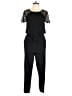 Ann Taylor LOFT 100% Polyester Solid Black Jumpsuit Size 10 - photo 1
