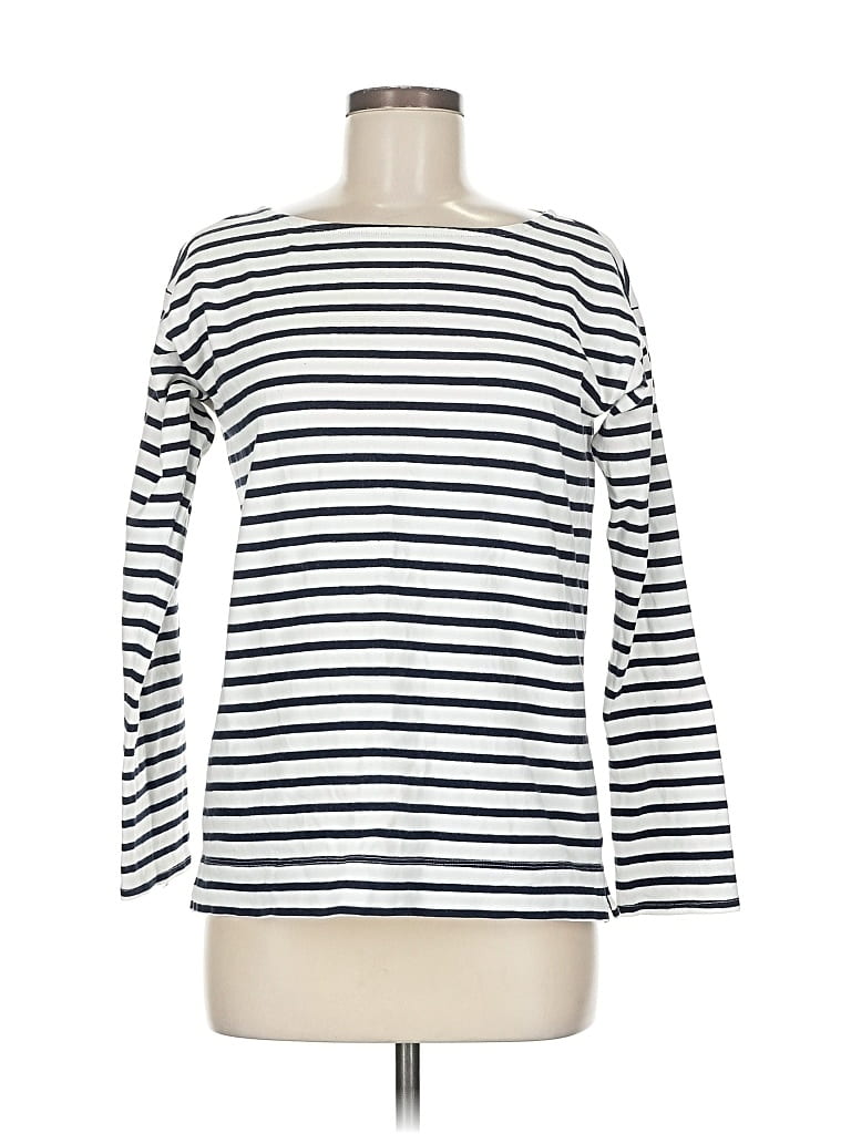 Pre-owned Everlane 3/4 Sleeve T-shirt In White