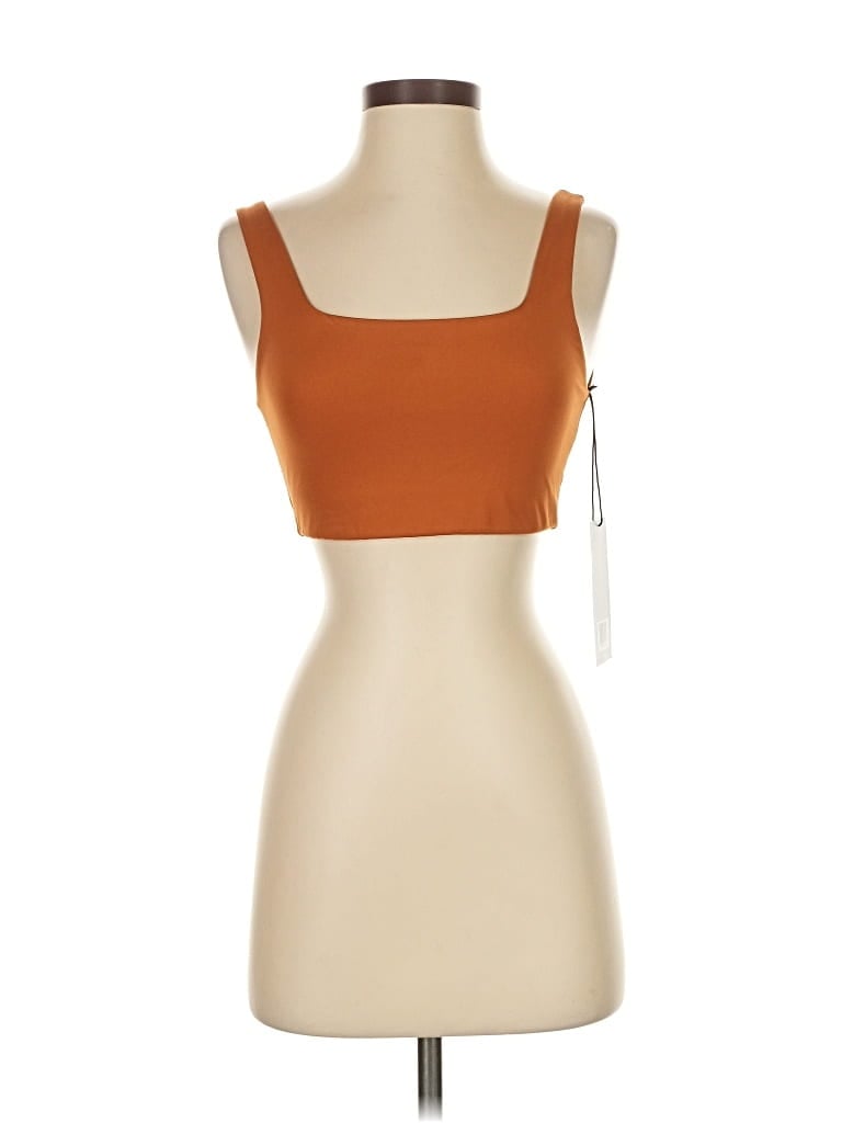 Girlfriend Collective Sports Bra In Orange
