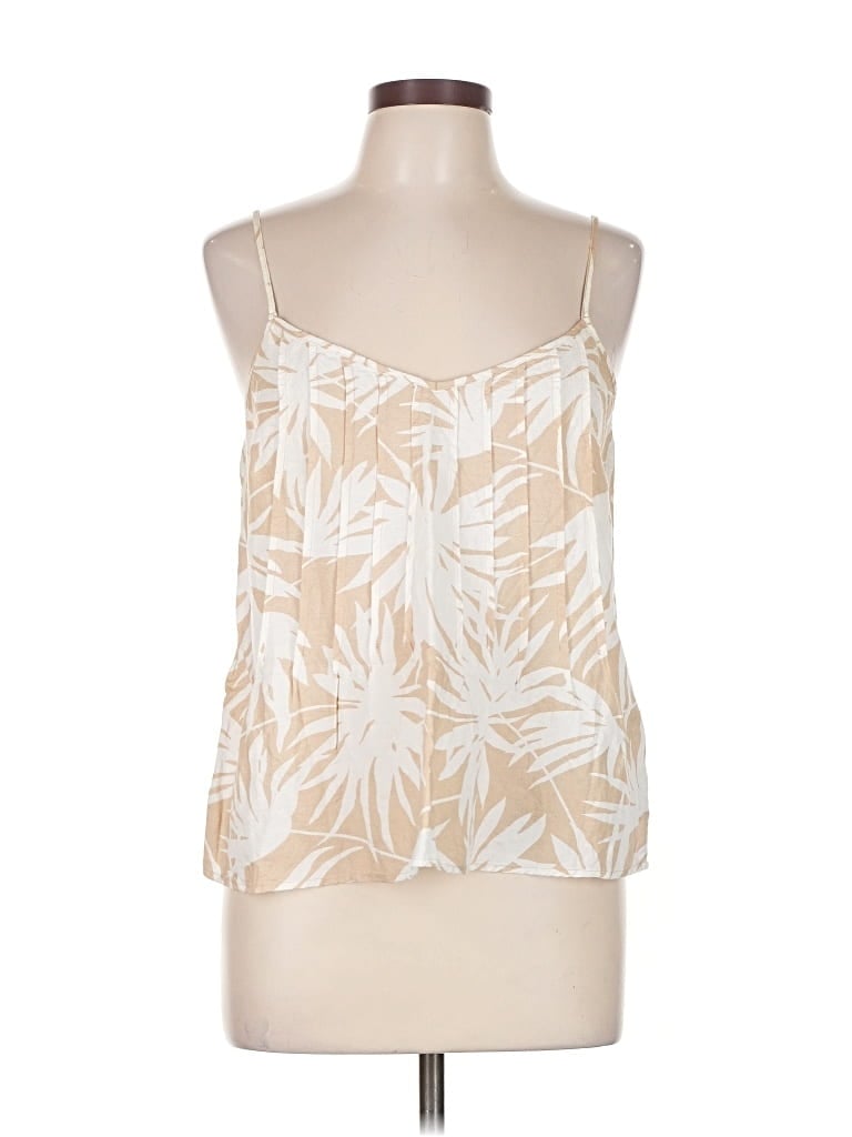 Pre-owned Gap Sleeveless Blouse In White