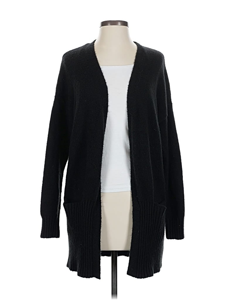 Pre-owned Active Usa Cardigan Sweater In Black