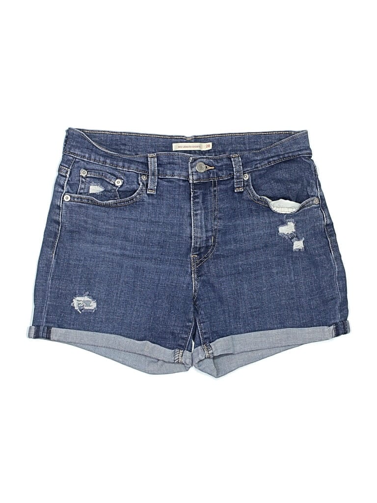 Pre-owned Levi's Denim Shorts In Blue