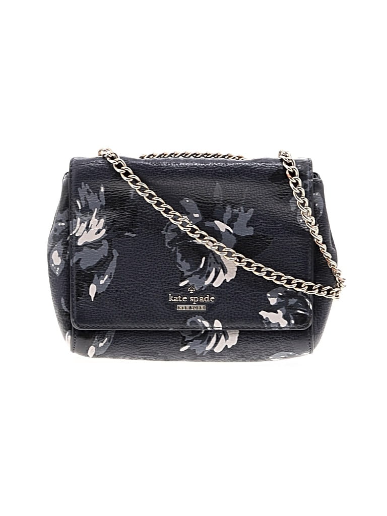 Pre-owned Kate Spade New York Leather Shoulder Bag In Blue