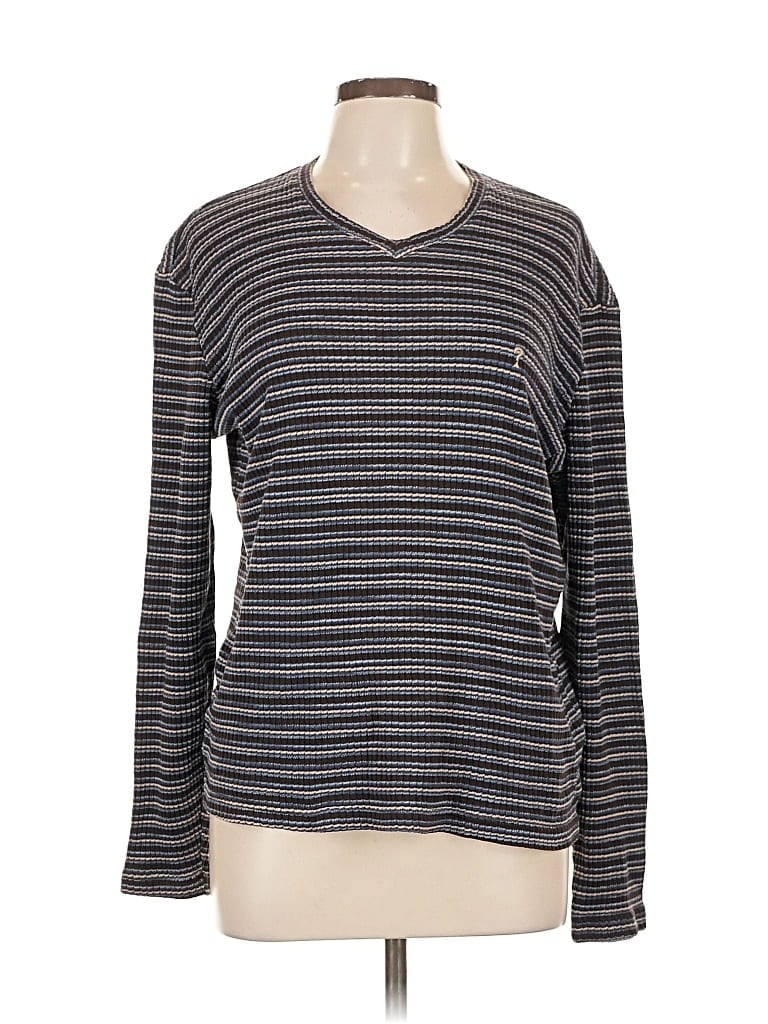 Pre-owned Guess Long Sleeve T-shirt In Gray