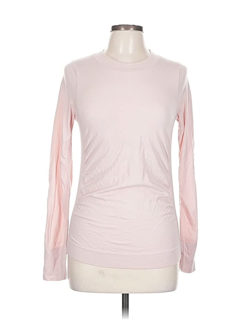 Pre-owned Athleta Long Sleeve T-shirt In Pink