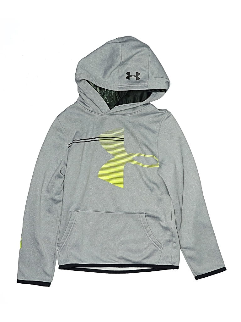 Pre-owned Under Armour Kids' Windbreaker Jacket In Gray