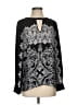 BCBGMAXAZRIA 100% Polyester Black Long Sleeve Blouse Size S - photo 1
