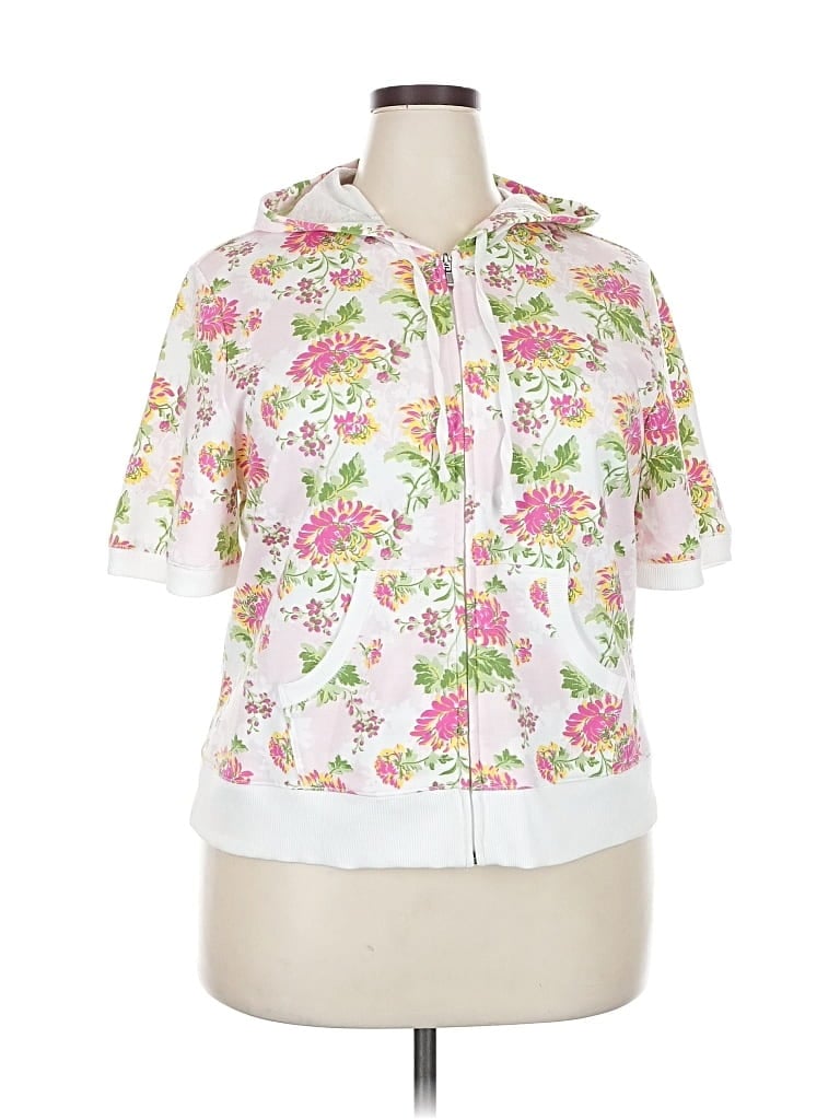 Pre-owned Cato Track Jacket In White