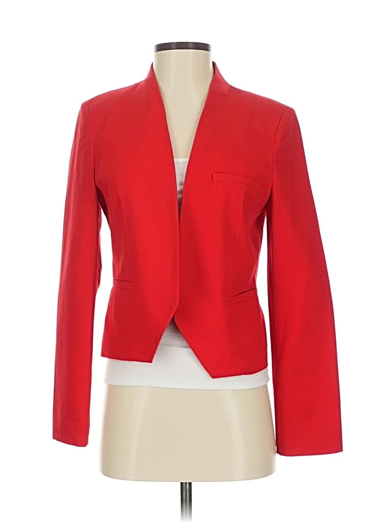 Pre-owned Forever 21 Blazer Jacket In Red