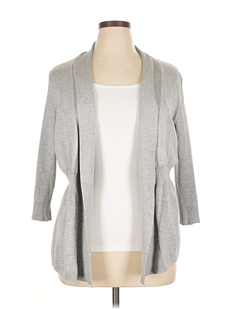 Pre-owned Verve Ami Kimono In Gray