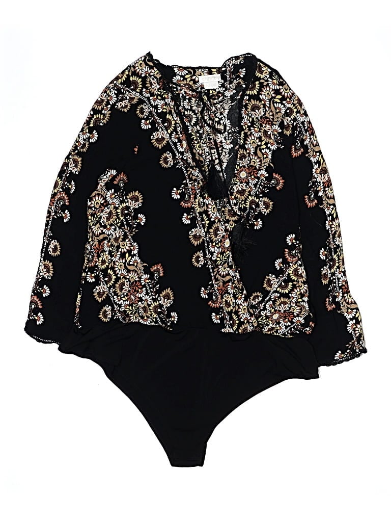 Pre-owned City Chic Bodysuit In Black