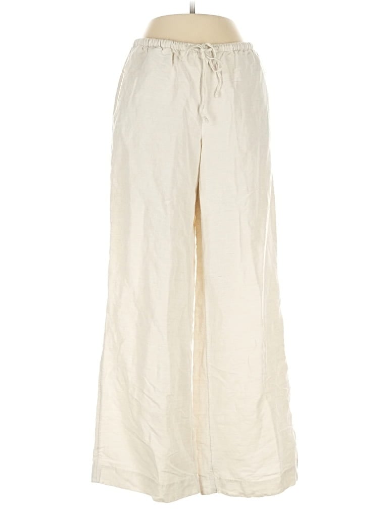 Pre-owned H&m Casual Pants In White