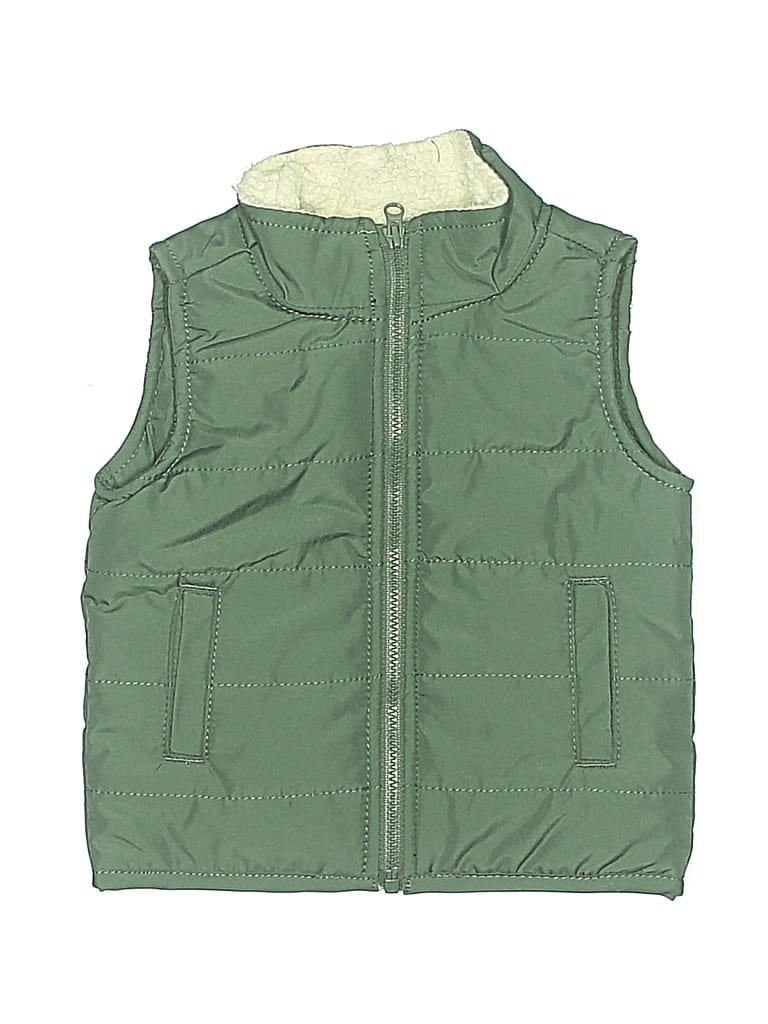 Pre-owned Carter's Babies' Vest In Green