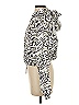 Forever 21 100% Polyester Animal Print Silver Pullover Hoodie Size S - photo 5