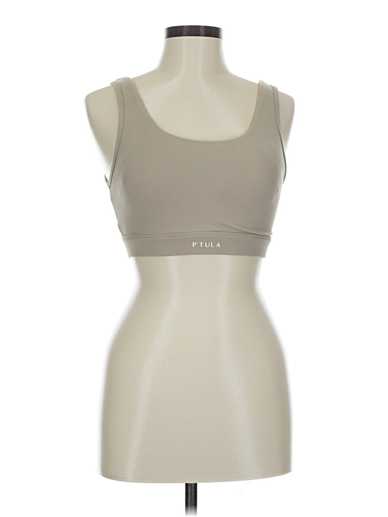 Pre-owned P'tula Sports Bra In Brown