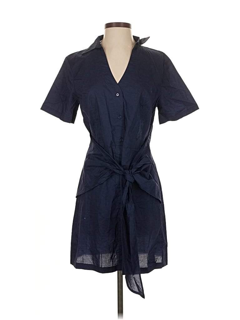 Pre-owned Mng Casual Dress In Blue