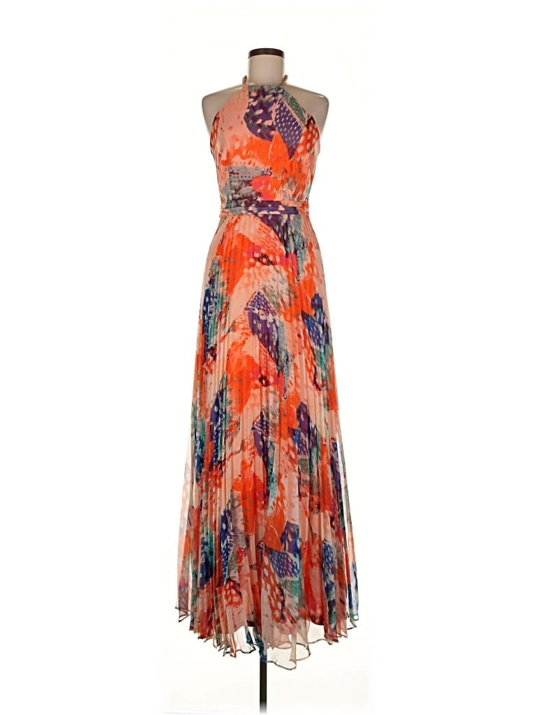 Pre-owned Laundry By Shelli Segal Cocktail Dress In Orange