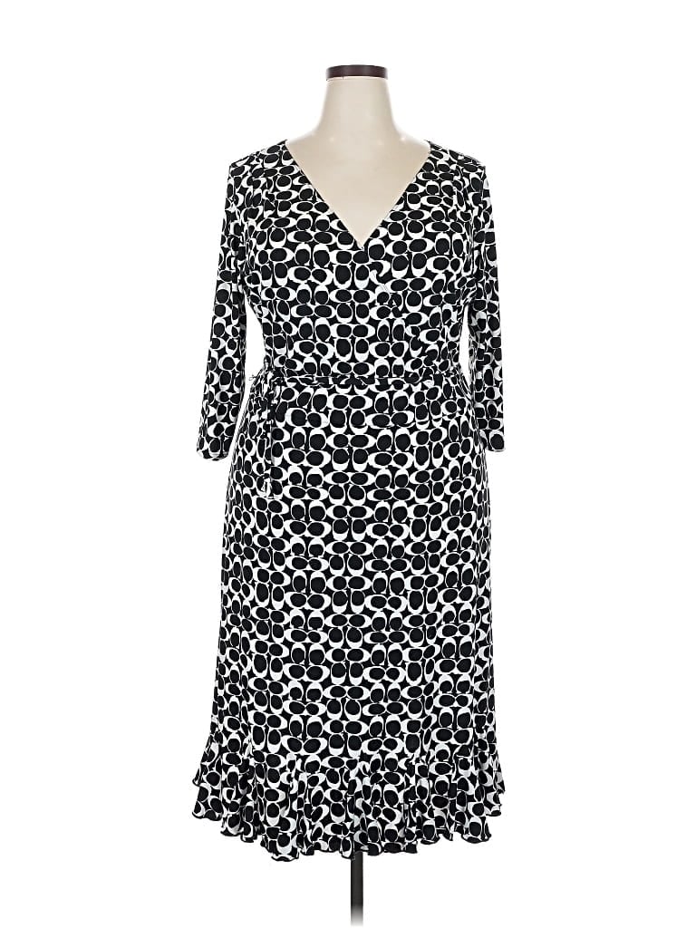 Pre-owned Lily Casual Dress In Black