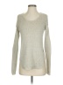 Alya Metallic Silver Pullover Sweater Size S - photo 1