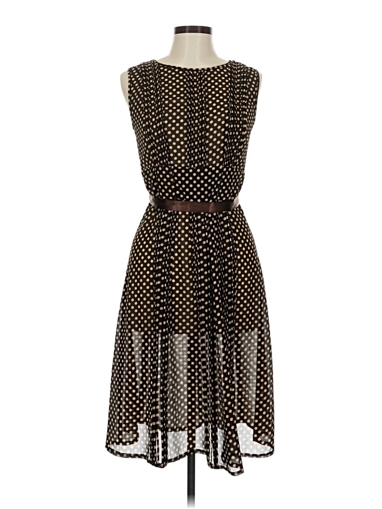 Pre-owned Dressbarn Cocktail Dress In Brown