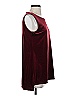 Ellen Tracy Burgundy Sleeveless Top Size S - photo 4