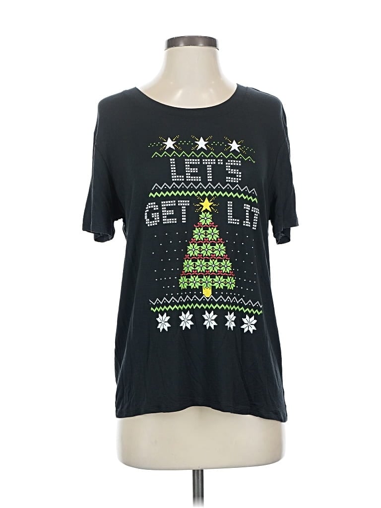 Pre-owned Fifth Sun Short Sleeve T-shirt In Black