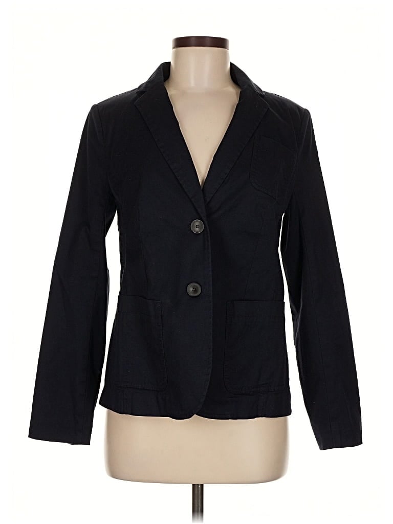 Pre-owned Talbots Blazer Jacket In Black