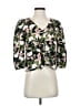Amour Vert Green 3/4 Sleeve Blouse Size S - photo 1