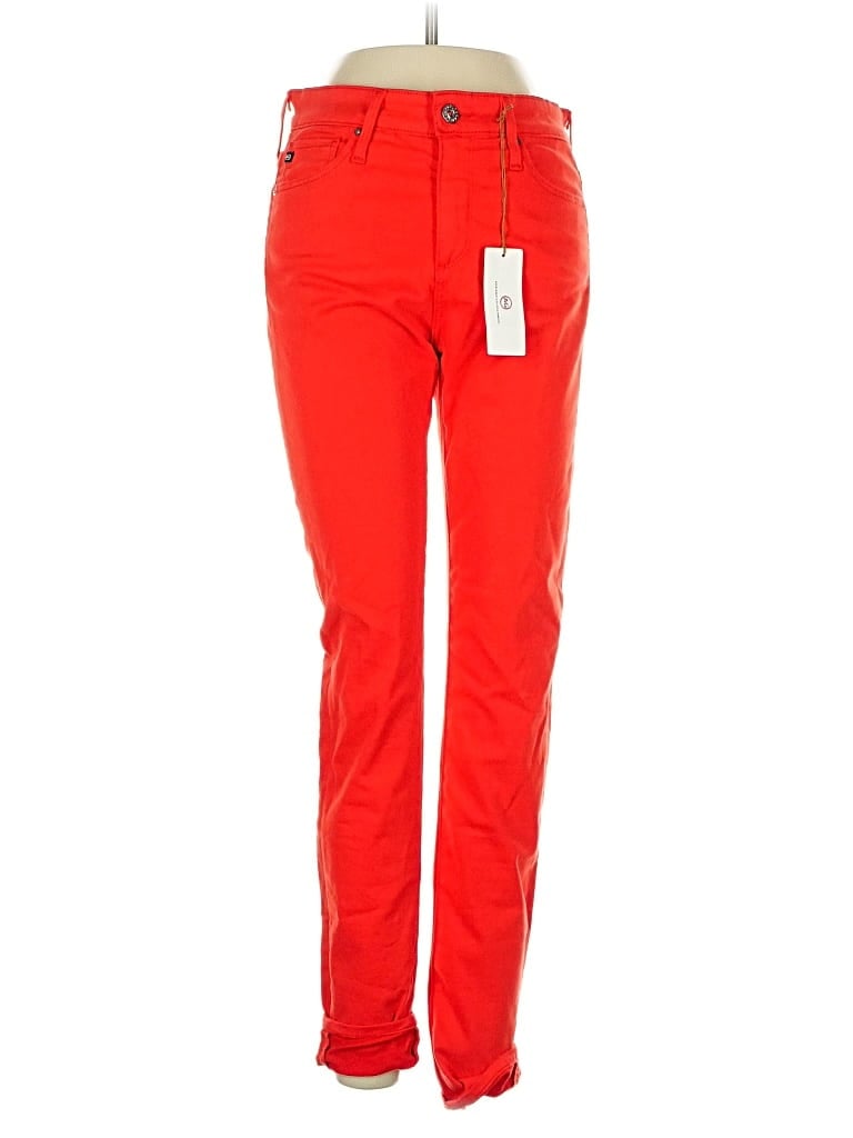 Pre-owned Adriano Goldschmied Casual Pants In Red