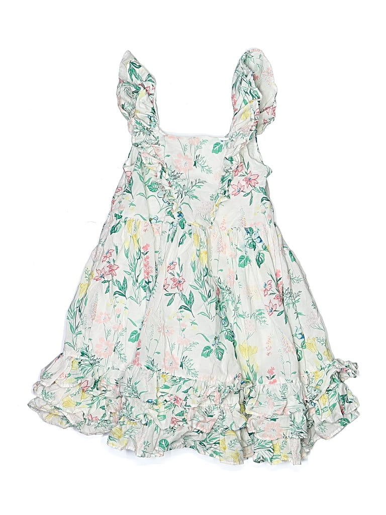 Pre-owned Janie And Jack Kids' Dress In White