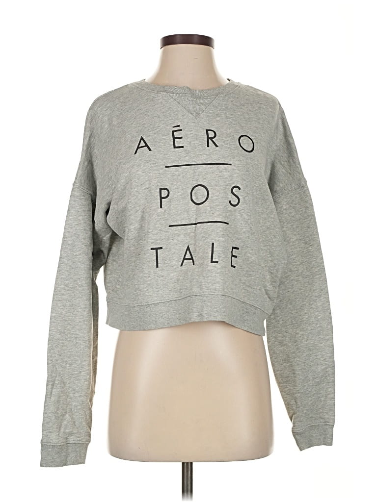 Pre-owned Aéropostale Sweatshirt In Gray