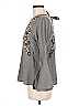 Neiman Marcus 100% Polyester Gray Long Sleeve Blouse Size M - photo 5
