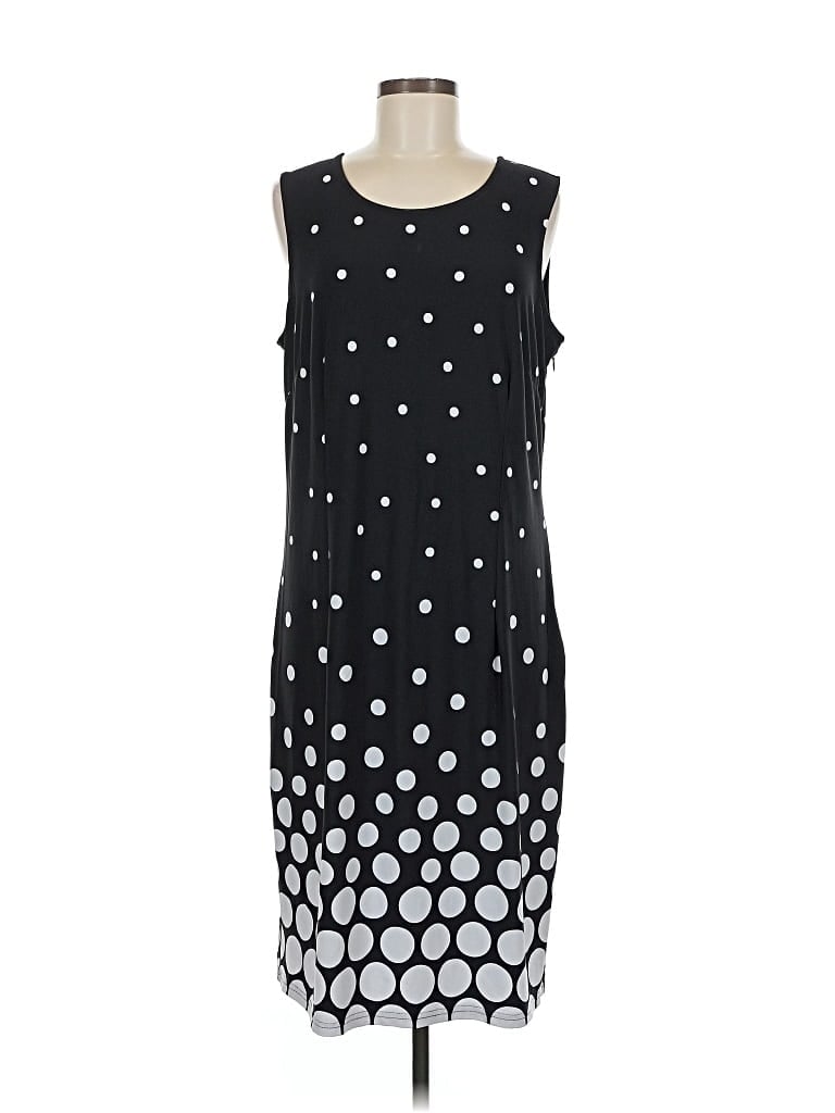 Pre-owned Nina Leonard Casual Dress In Black