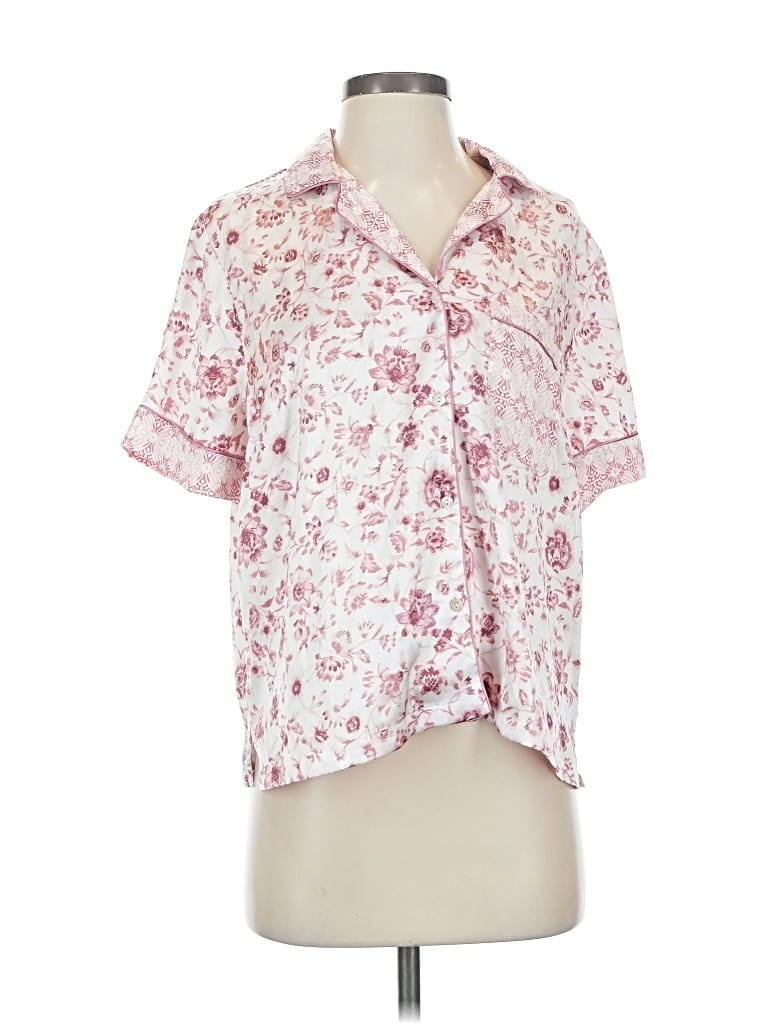 Pre-owned Haute Hippie Short Sleeve Blouse In Pink