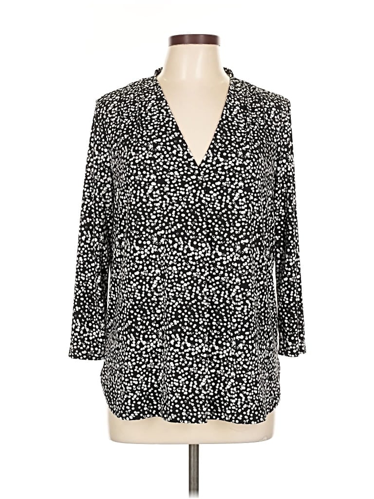 Pre-owned 41hawthorn 3/4 Sleeve T-shirt In Black