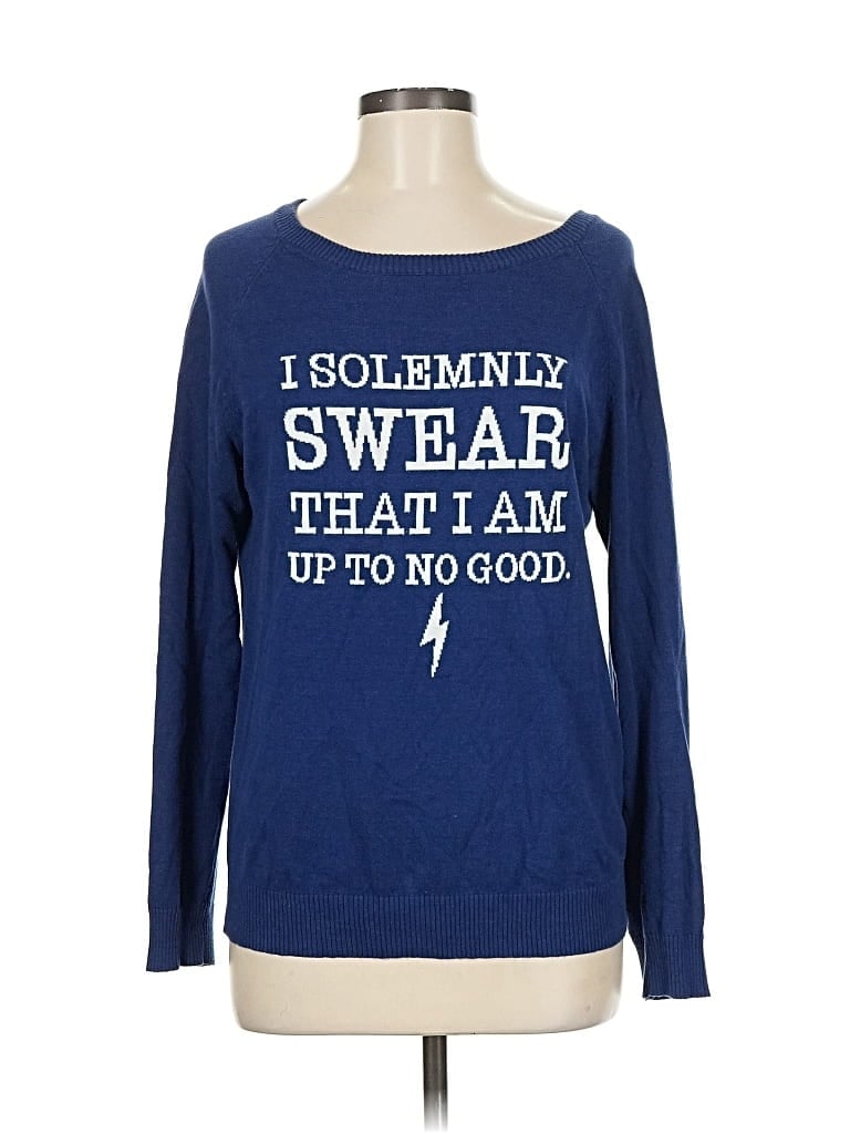 Pre-owned Harry Potter Long Sleeve T-shirt In Blue