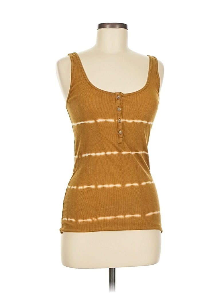 Pre-owned Old Navy Tank Top Brown Sweetheart Neckline Tops