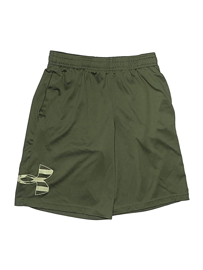 Pre-owned Under Armour Kids' Athletic Shorts In Green