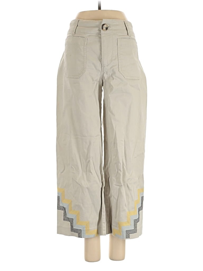 Pre-owned Maeve By Anthropologie Khaki Pant In Brown