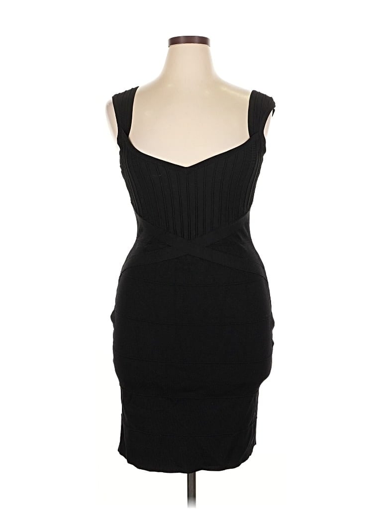 Pre-owned Guess Cocktail Dress In Black