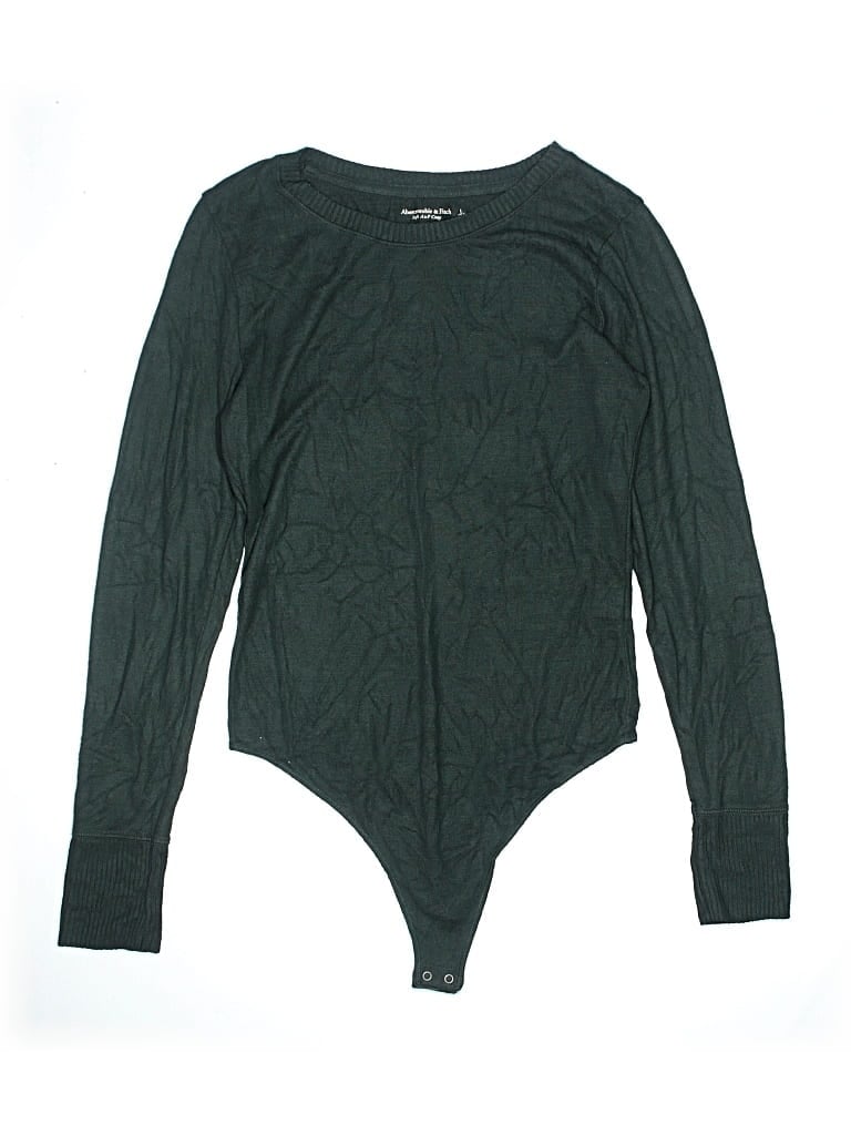 Pre-owned Abercrombie & Fitch Bodysuit In Green