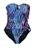 SPANX Print Blue One Piece Swimsuit Size XSEstimated - photo 1