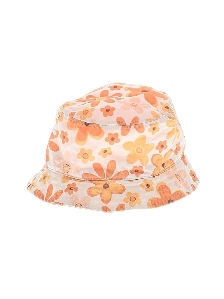 Pre-owned Hollister Sun Hat In Orange