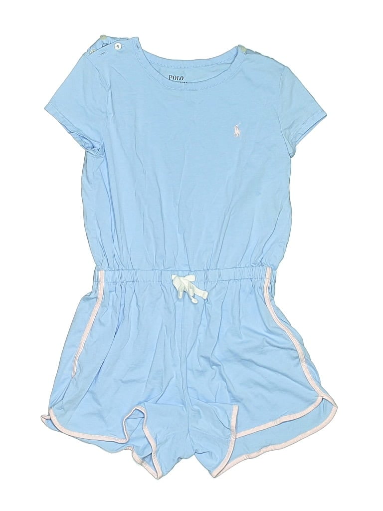 Pre-owned Polo By Ralph Lauren Kids' Romper In Blue