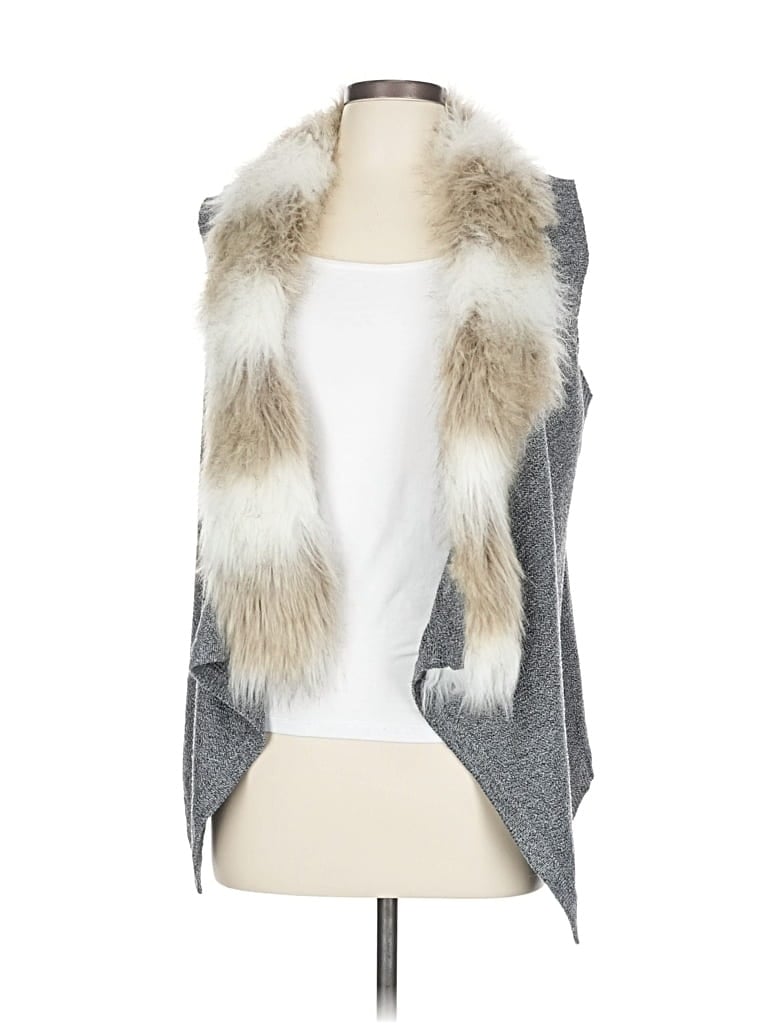 Pre-owned Skies Are Blue Cardigan Sweater In Gray