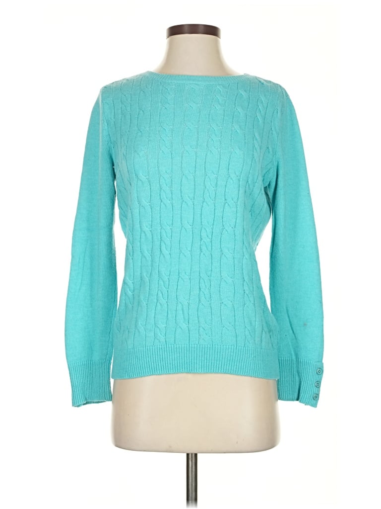 Pre-owned Talbots Pullover Sweater In Blue